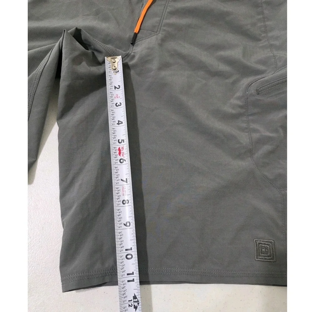 5.11 Vandal Recon Shorts Mens 34 Gray Performance Stretch Training MMA 11